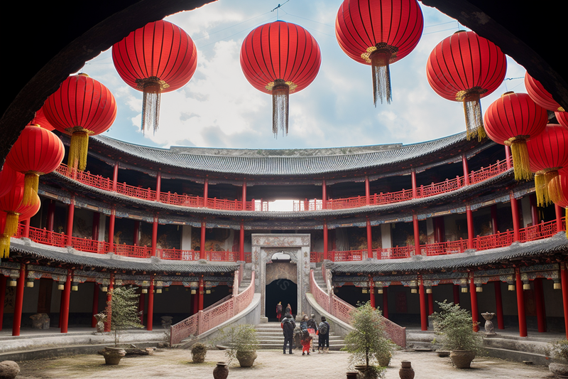 土楼福建土楼文物遗产建筑,高清,摄影图,摄影图片,图片大全,摄影图免费下载